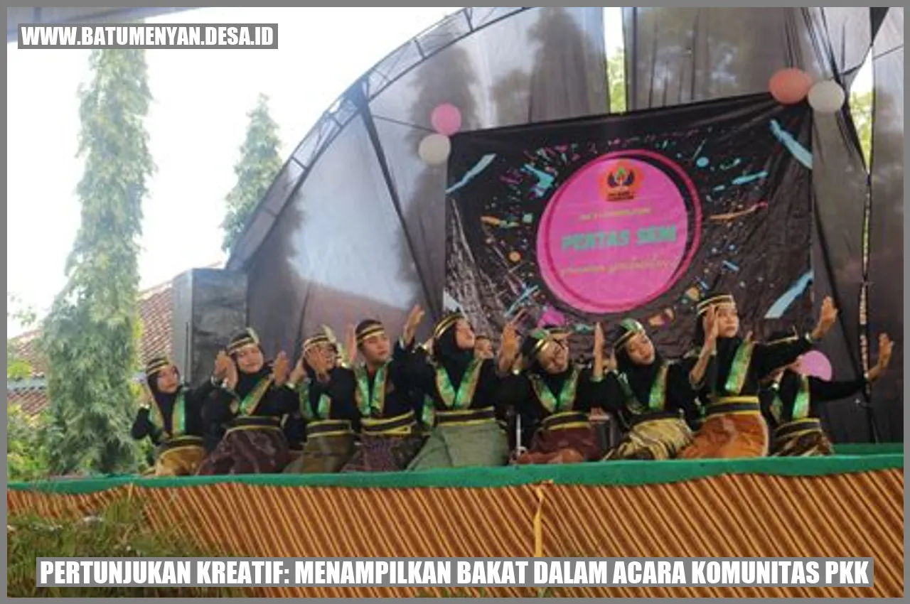 Pertunjukan Kreatif: Menampilkan Bakat dalam Acara Komunitas PKK
