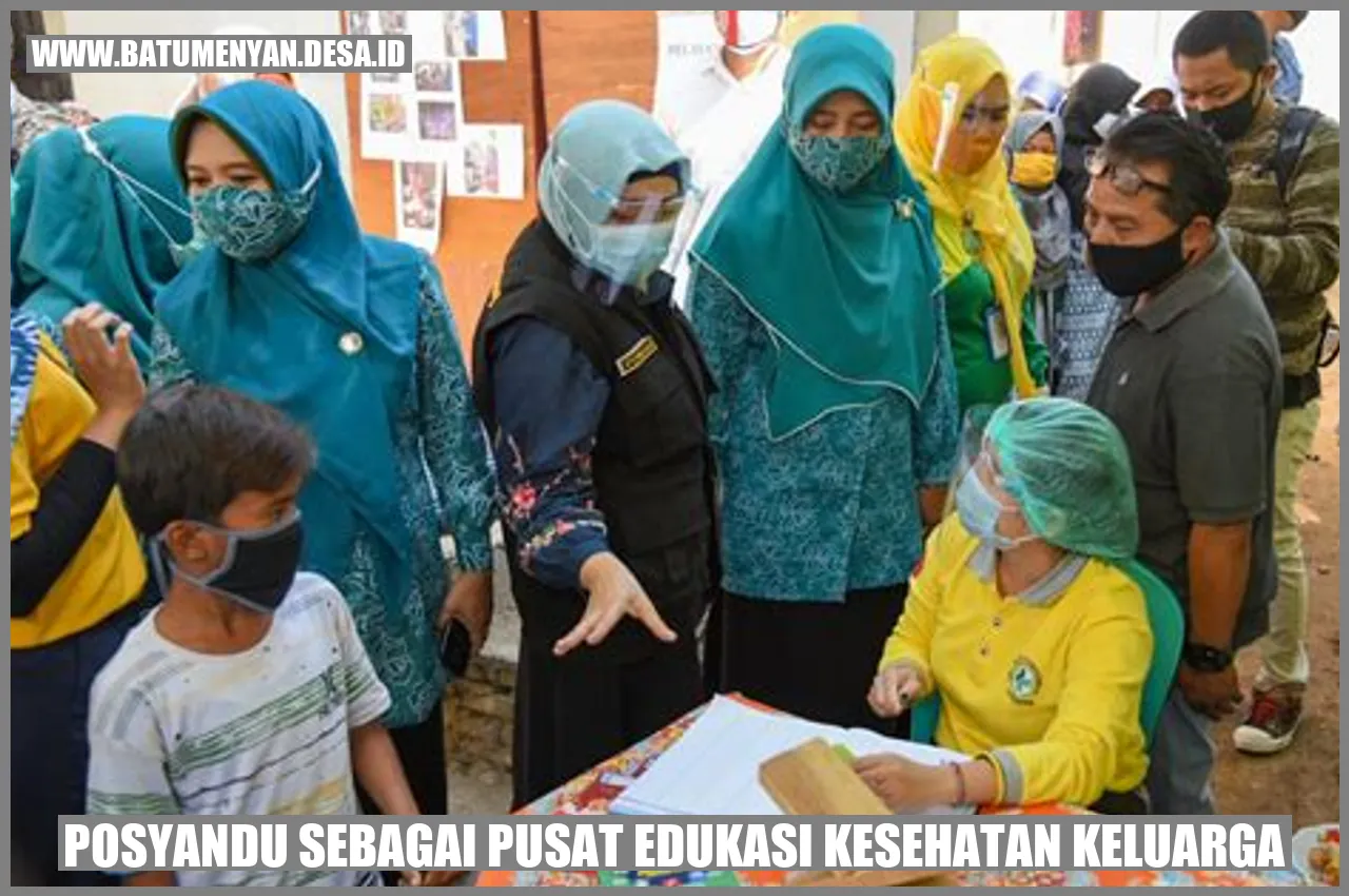 Posyandu Sebagai Pusat Edukasi Kesehatan Keluarga