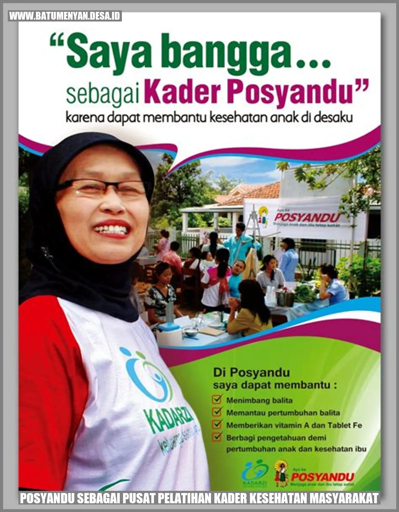Posyandu sebagai Pusat Pelatihan Kader Kesehatan Masyarakat