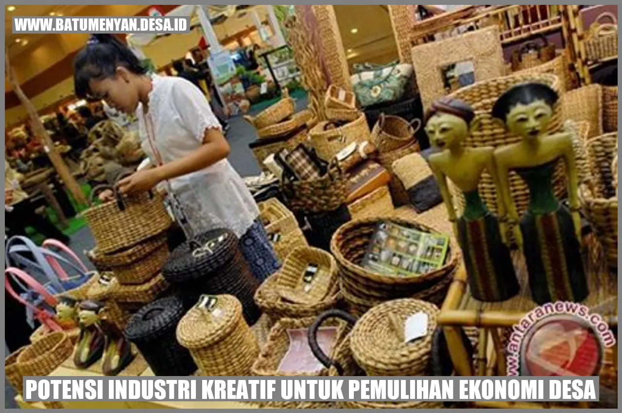 Potensi Industri Kreatif untuk Pemulihan Ekonomi Desa