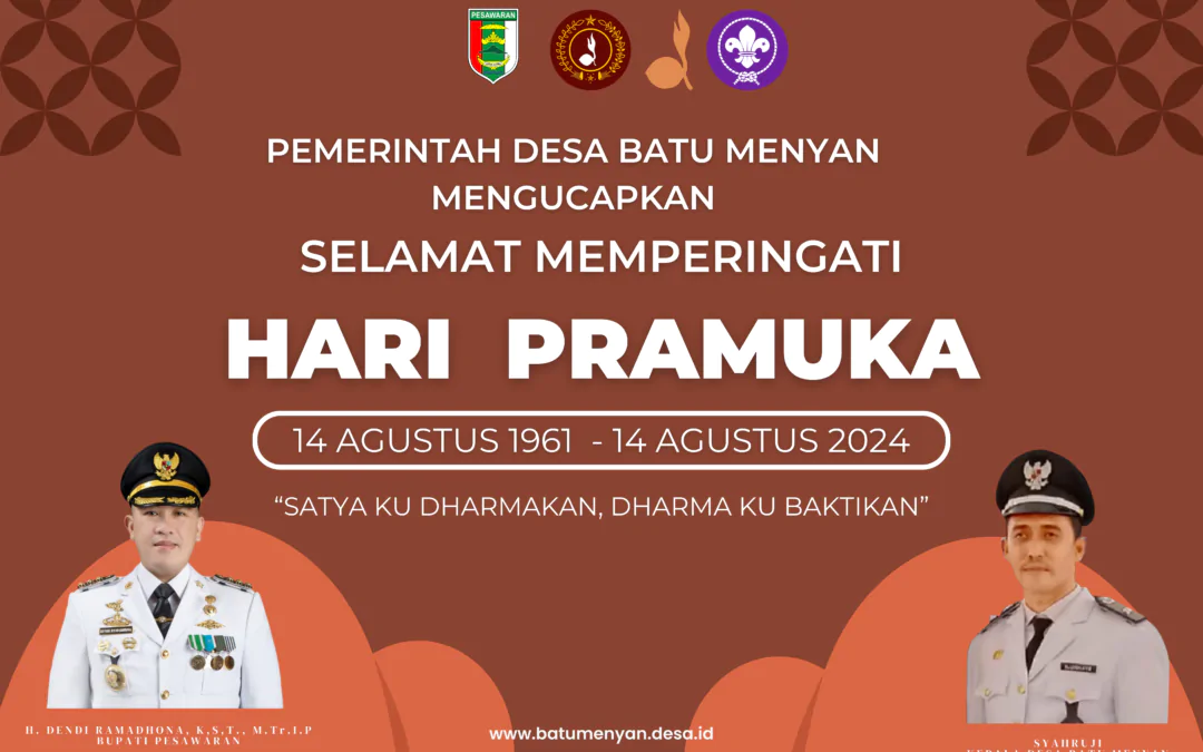 Selamat Memperingati Hari Pramuka Ke – 63